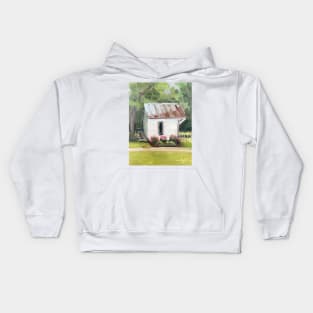 Smokehouse at Crook Peony Farm Kids Hoodie